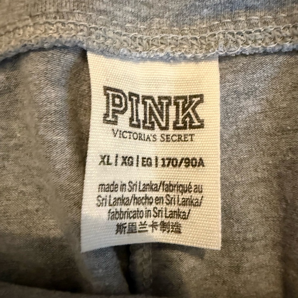 🩶 🌈 PINK by Victoria’s Secret Gray Leggings – XL - Picture 7 of 7